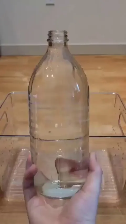 The fastest way to empty a bottle