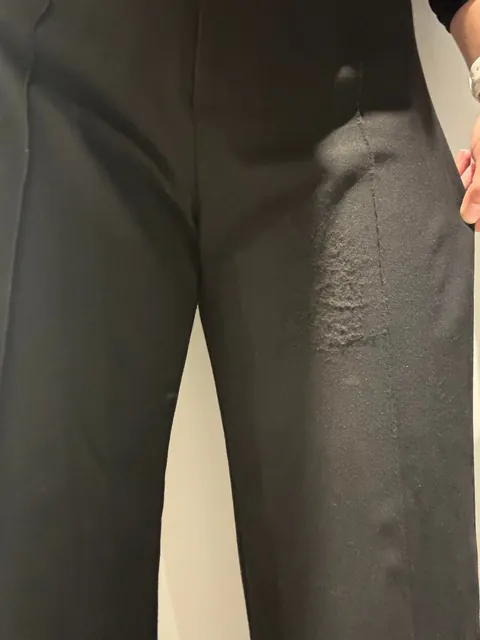 My jeans and trousers keep getting destroyed in the exact same spot on my right thigh. THREE pairs now.