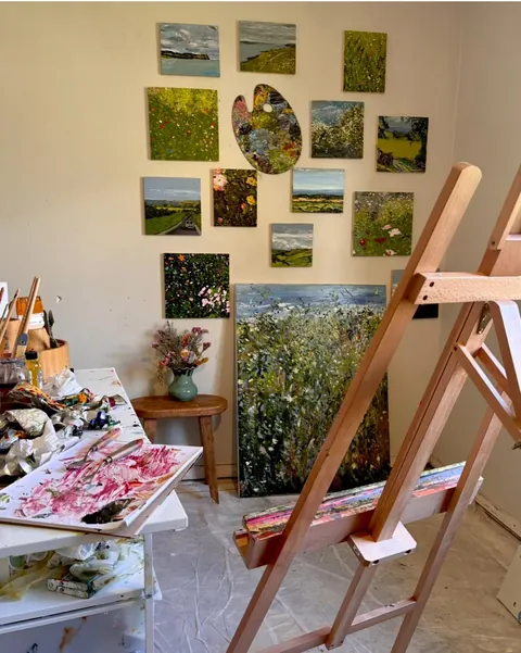 Recently returned from a trip to England and was so inspired by the beautiful scenery. Had to paint from my photos and just wanted to share