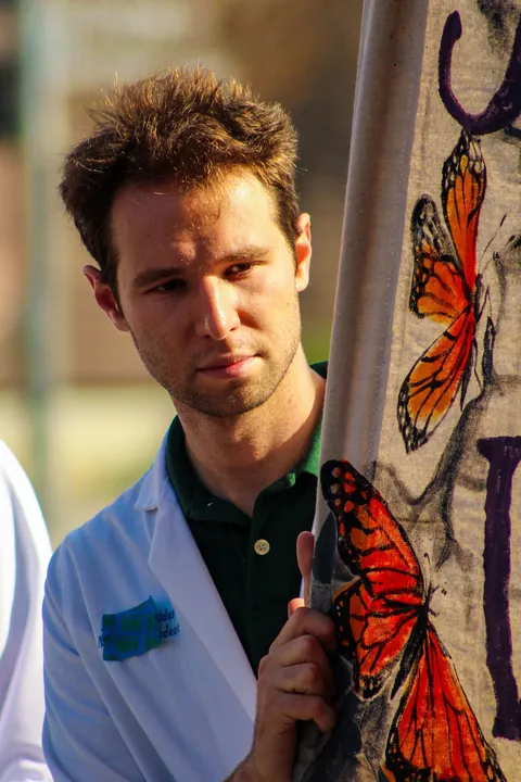 Healthcare workers marched through Los Angeles today to protest ICE mistreatment of detainees [OC]