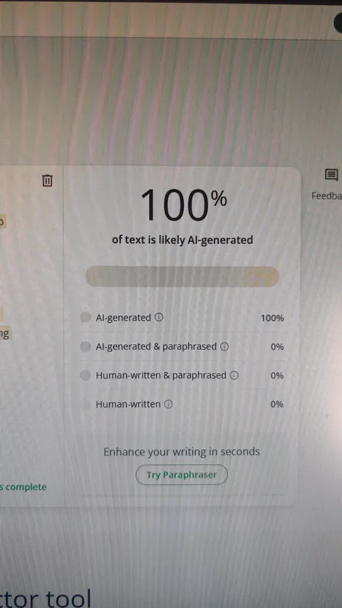Got called out by my teacher because the essay I wrote was flagging as AI