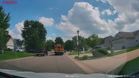 Stopped for a school bus, then a Silverado passes me [oc]