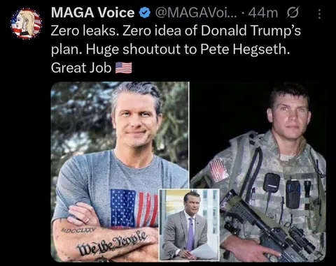 How low must the bar be to cheer the fact that the Sec. Def. didnt leak war plans because he wasn't looped-in on the attack plans