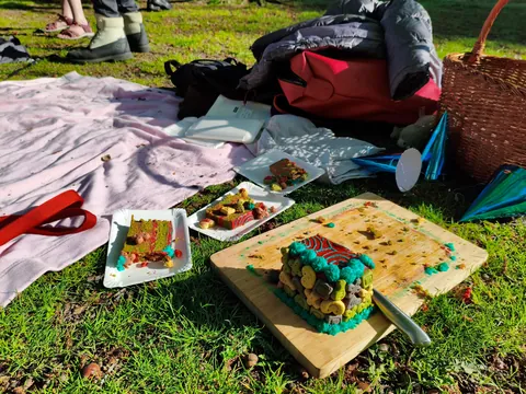 I went to Alori's dog birthday - delivered!