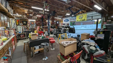 I heard y'all like old man garages...