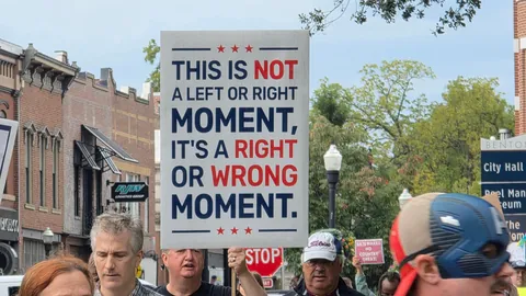 No Kings Event in Bentonville, Arkansas