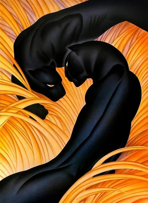 Black Panthers, Major Felten, Illustration, 1932