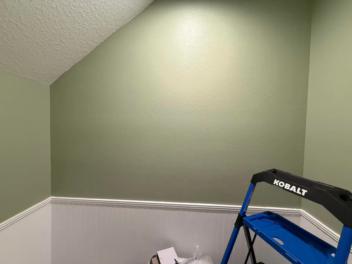 I’ve never done a real DIY project. This week I redid our half-bath. I’m really proud of it.