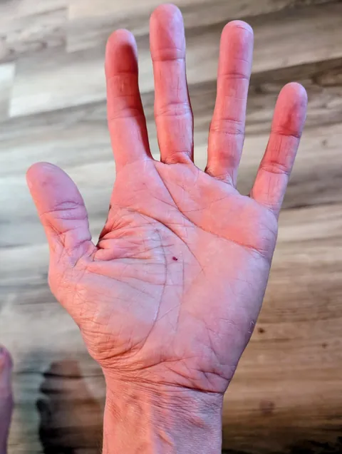 Almost Jesus'ed myself with a drill bit.