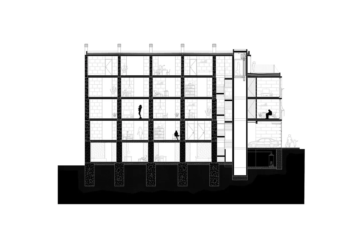 Social Housing in Mallorca, Spain made of local stone- Harquitectes (2021-2022)