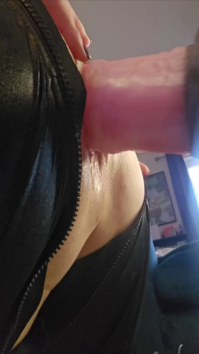 Getting my pussy filled by a big horsey