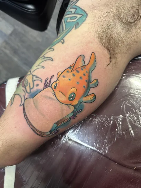Done by Keith at Squids Ink Tattoo Pembroke (Studio moving to Whitman soon) MA