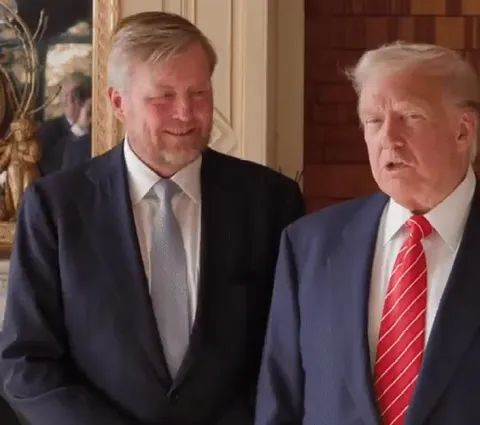 Trump mocked by the Dutch Queen.