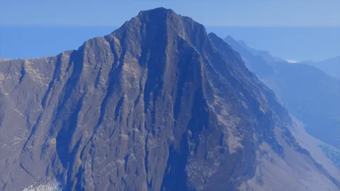 I made real mountains in Minecraft