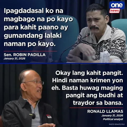 Sen. Robinhood vs. Seasoned political analyst Ronald Llamas