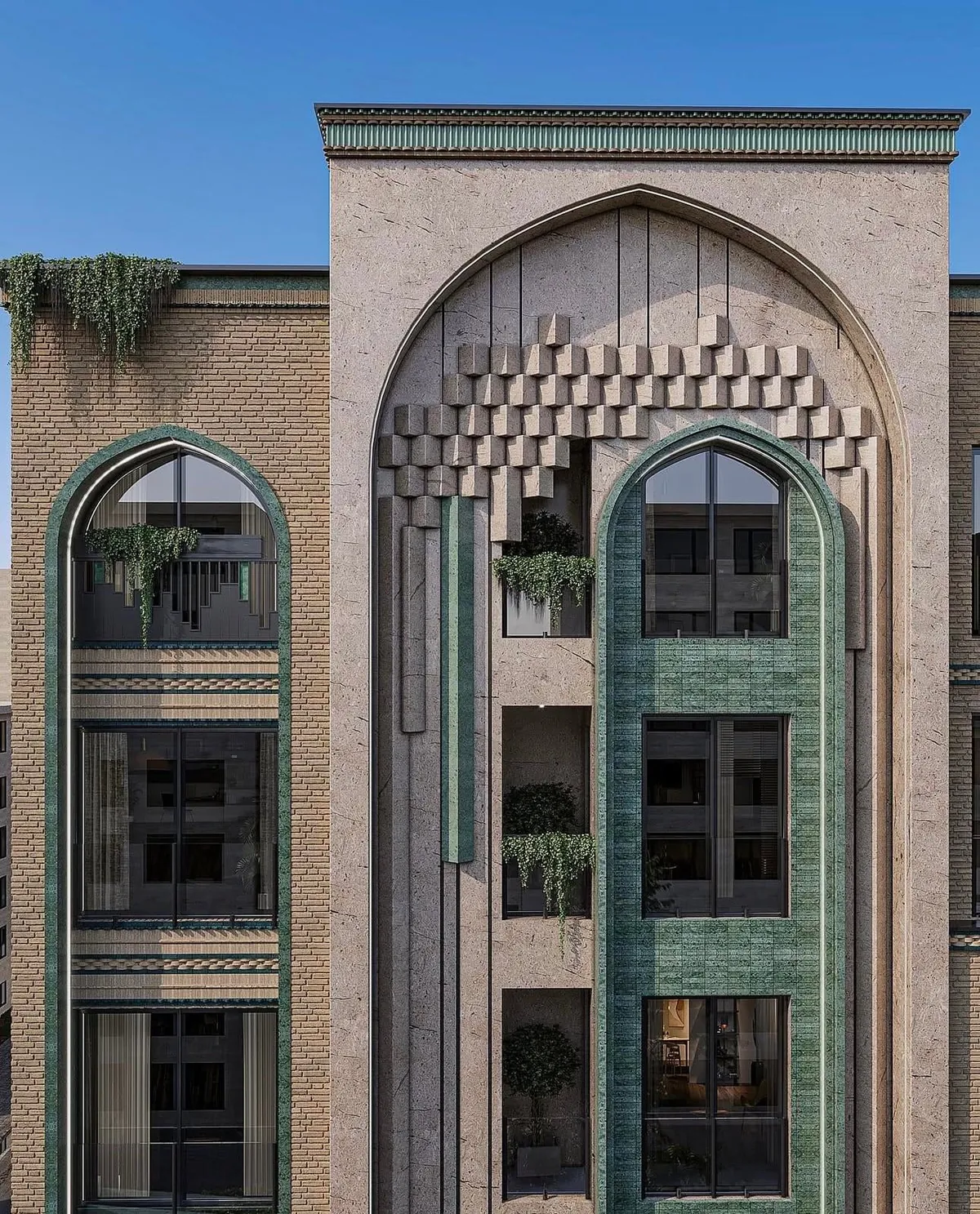 Thoughts on these apartment designs by  architects  Sahar Kamaleddin and Nima Safdari? Some of these projects are currently under construction.