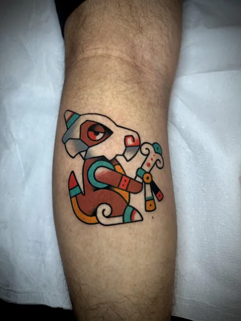 Mesoamerican Cubone by @_losifer • Philadelphia, PA