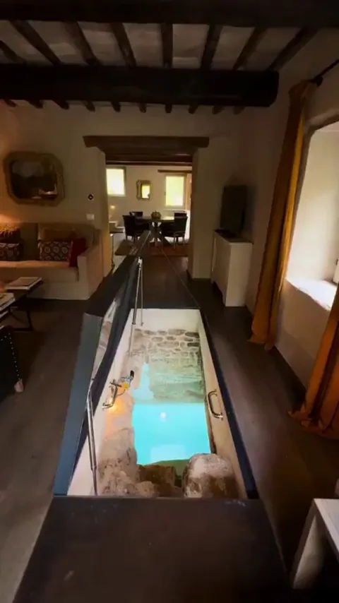 Roman Bath Underneath The Living Room