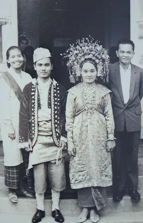 My Grandparents on their wedding day. March 1969, West Sumatera, Indonesia