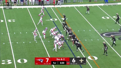 [Highlight] This is the 61 yard TD pass by Maye to Douglas that was wiped off the board by a questionable OPI call on Diggs.