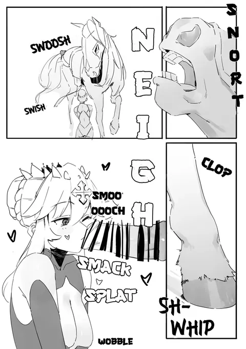 Artoria and her horse (PUK)