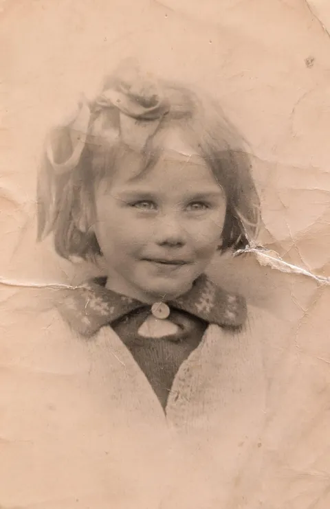 My grandma as a young child, early 1940s