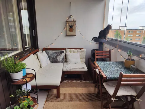 Cozy balcony on a budget