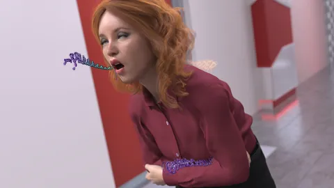 TakeOverTember Day 20: Oral Invasion (Comic: Splintered Cells 3) - The slime needs a solid bod to infiltrate the facility... how about THAT lovely redhead? Open wiiiide!