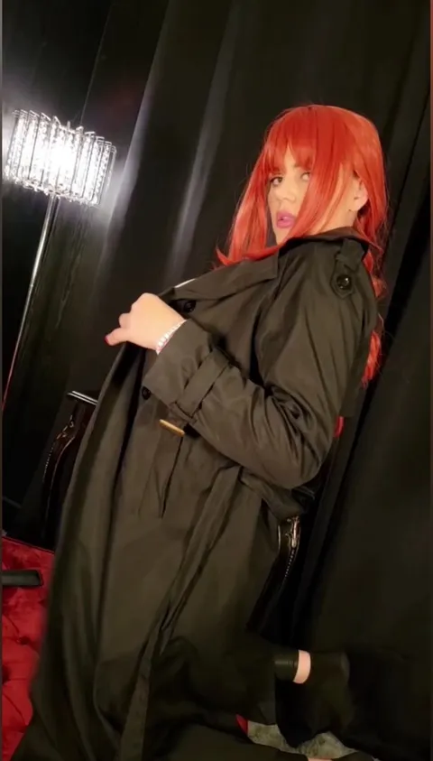 Even in a button down blouse…