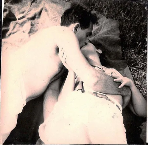 My enamored 1940s parents pre-marriage, going to war, and wedding. (Repost due to mess-up)