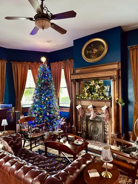 Holiday coziness from our 123 year old home