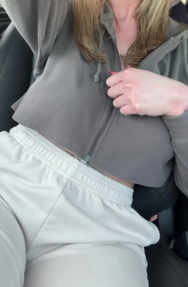 I almost got caught with my tits out