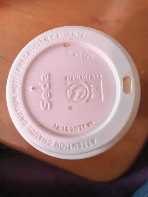 My coffee lid has today's date printed on it