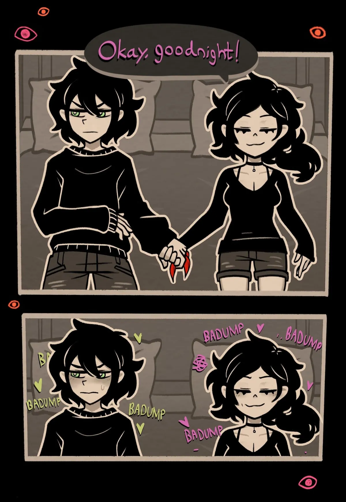 Andrew and Ashley share a bed [The Coffin of Andy and Leyley] (NotSorapoi)