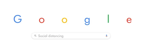 If I were a Designer on the Google team this is what my doodle would be for now. Simple, but communicates what needs to happen.