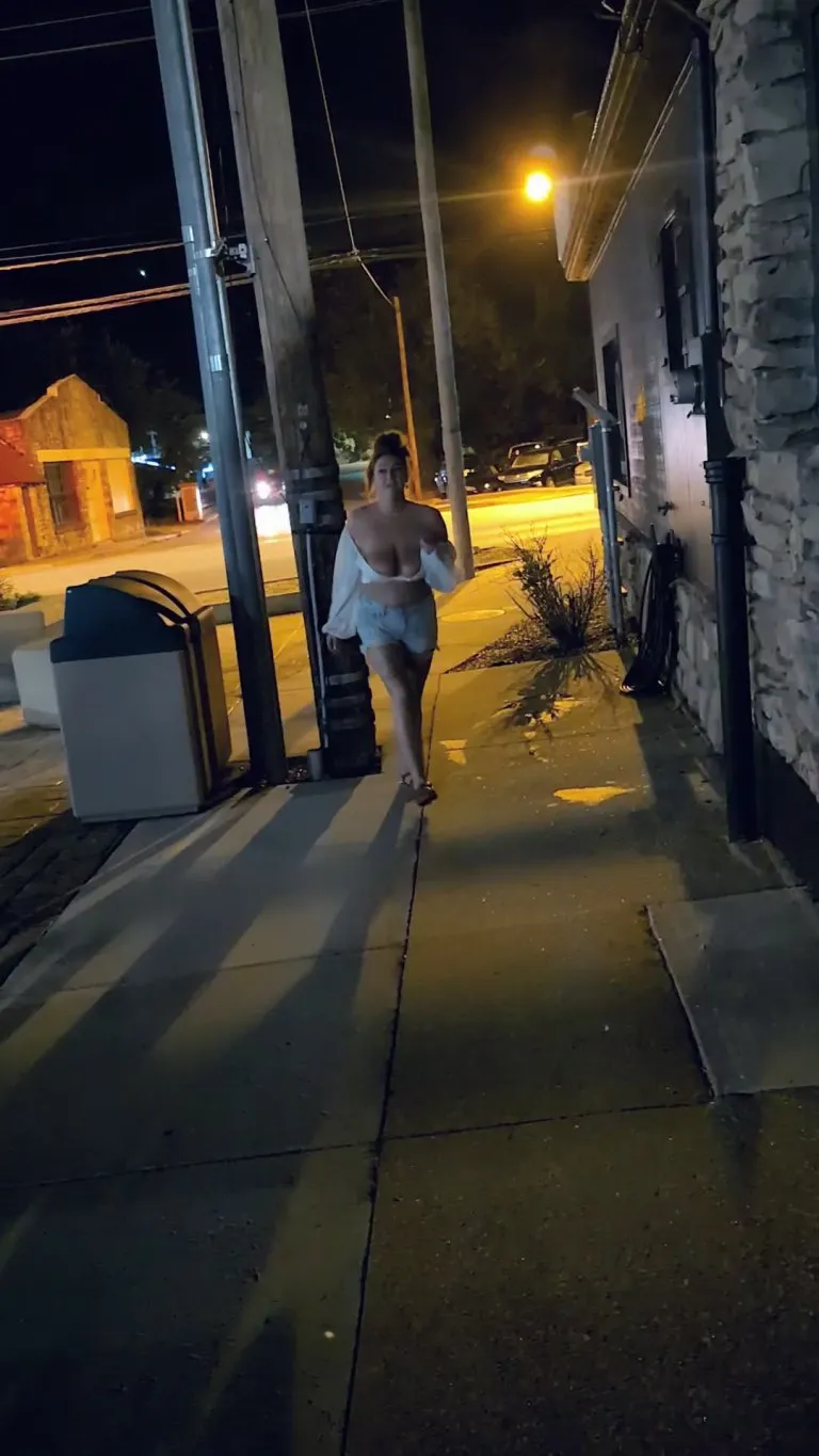 Letting the girls out at 1 AM