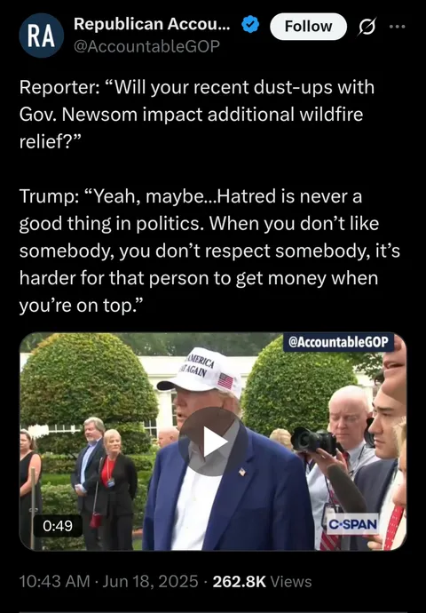 And... the fire victims?