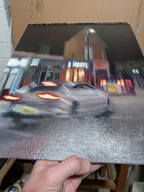"Blurry Night" - my oil painting