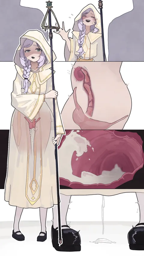 Yeah the dungeon was a total b-bust, didn't find anything... Dripping? I'm not d-dripping...