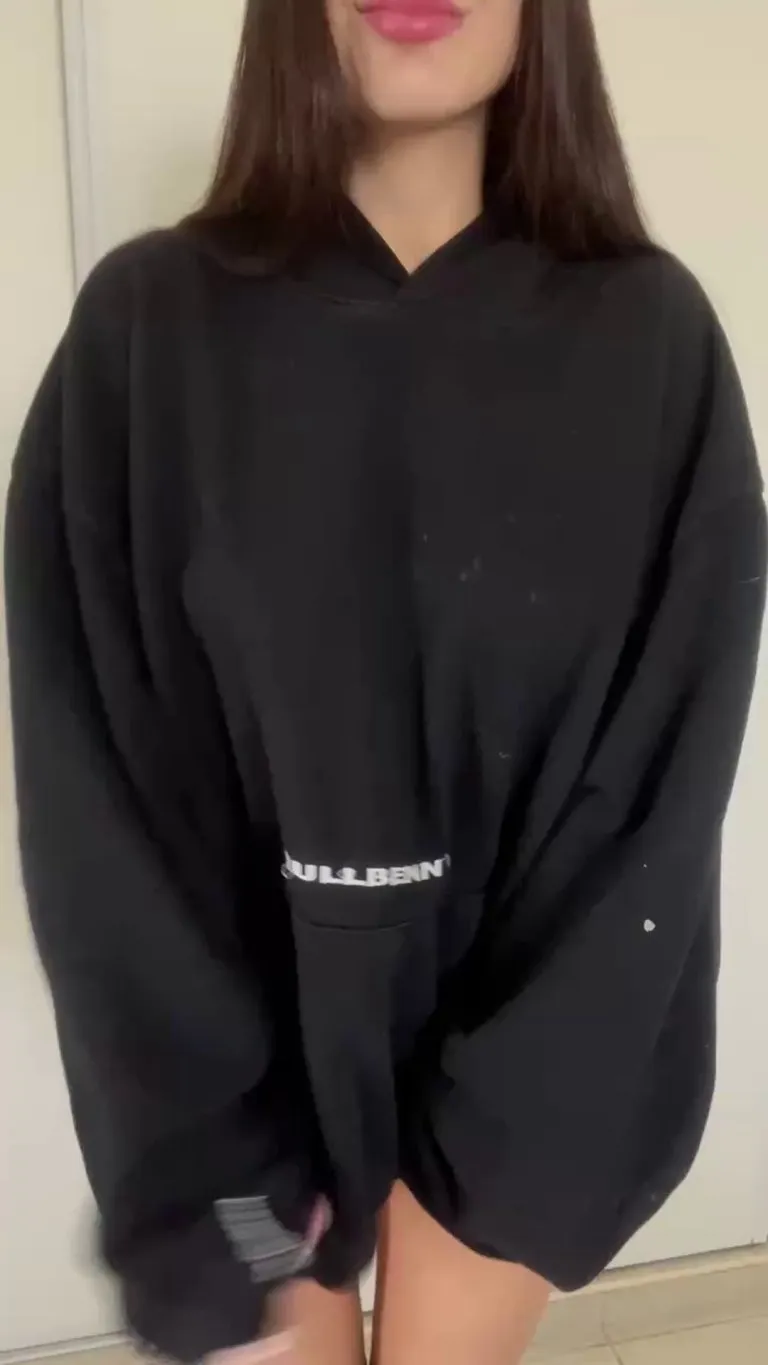 I hope you enjoy the view under my sweater