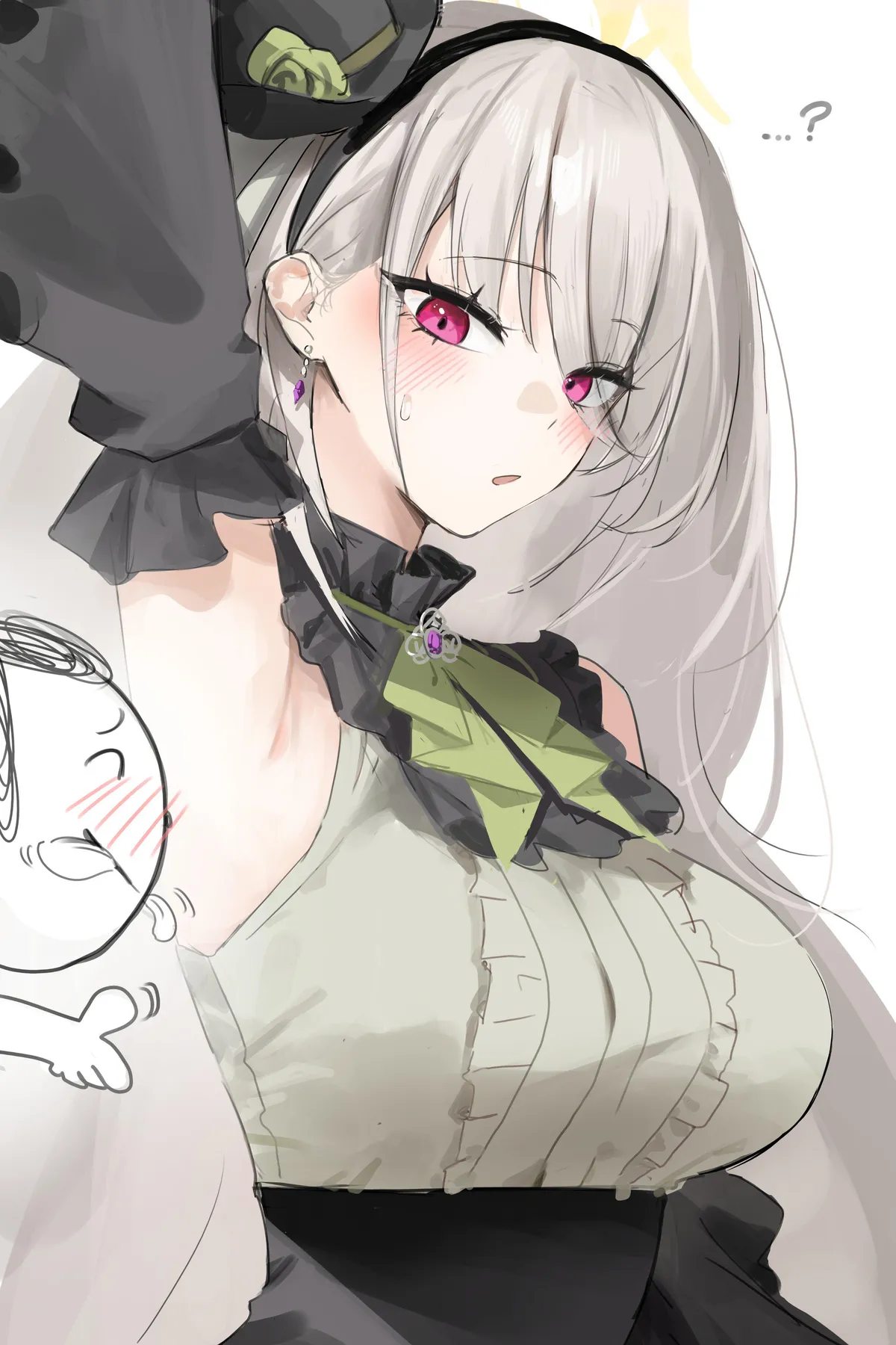 Sensei can't resist... (Sakurako by @nonoasang)