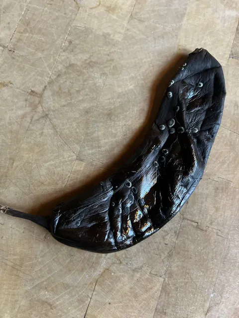 I just found a banana in my backpack from a few weeks ago.