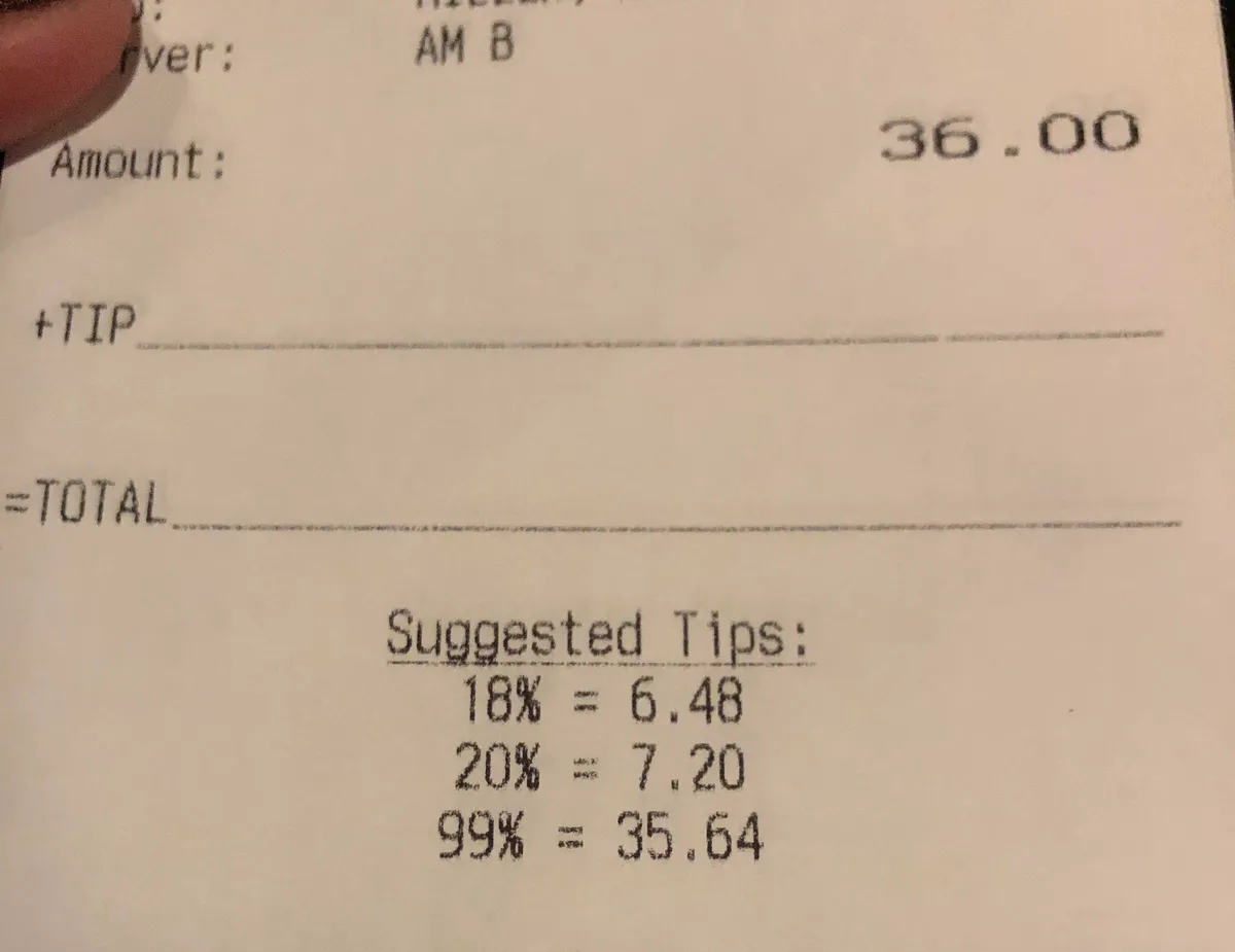 They have a 99% tip suggested