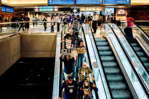 ICE Protests at Phoenix Sky Harbor Int’l Airport