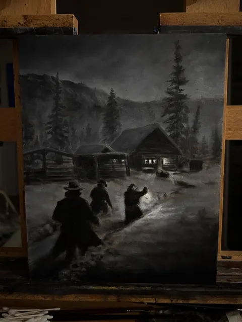 My Red Dead Redemption painting