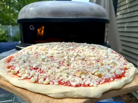 [Homemade] cheese pizza progress