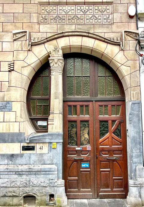 Beautiful doors in Ghent Belgium