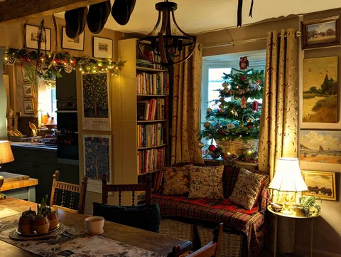 Our Christmas Cottage Dining Room