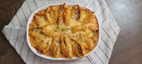 [Homemade] Taco shells on top of street corn and rice