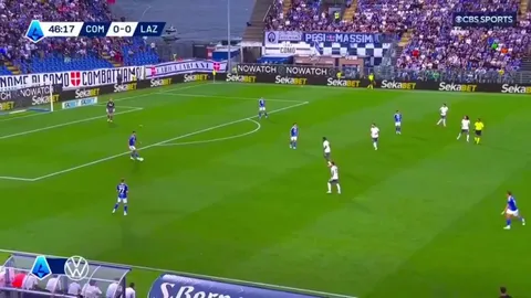 Nico Paz's assist against Lazio Rome.